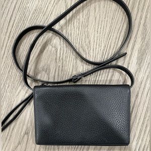 All Saints black crossbody/wallet.